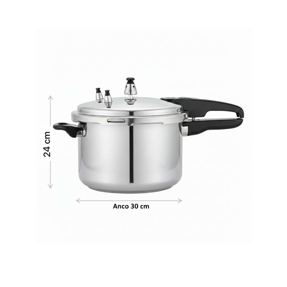 Olla de presion convencional aluminio 5.5 L CK-02-22E EKO - Miniatura 2