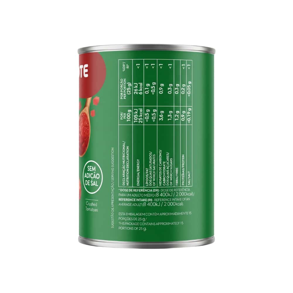 Tomate triturado Continente (390 g / 13.76 oz) - Miniatura 2