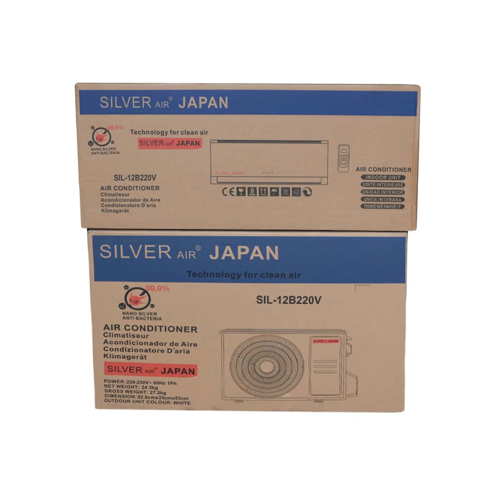 Aire acondicionado tipo split - sin manguera de desagüe - Silver Air Japan SIL-12B220V - Miniatura 8