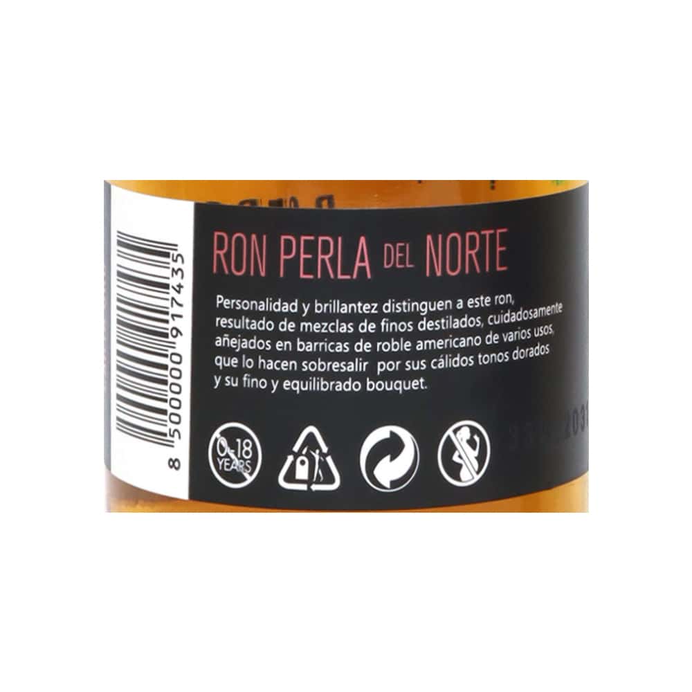 Ron Carta Oro Perla del Norte (700 ml) - Miniatura 3
