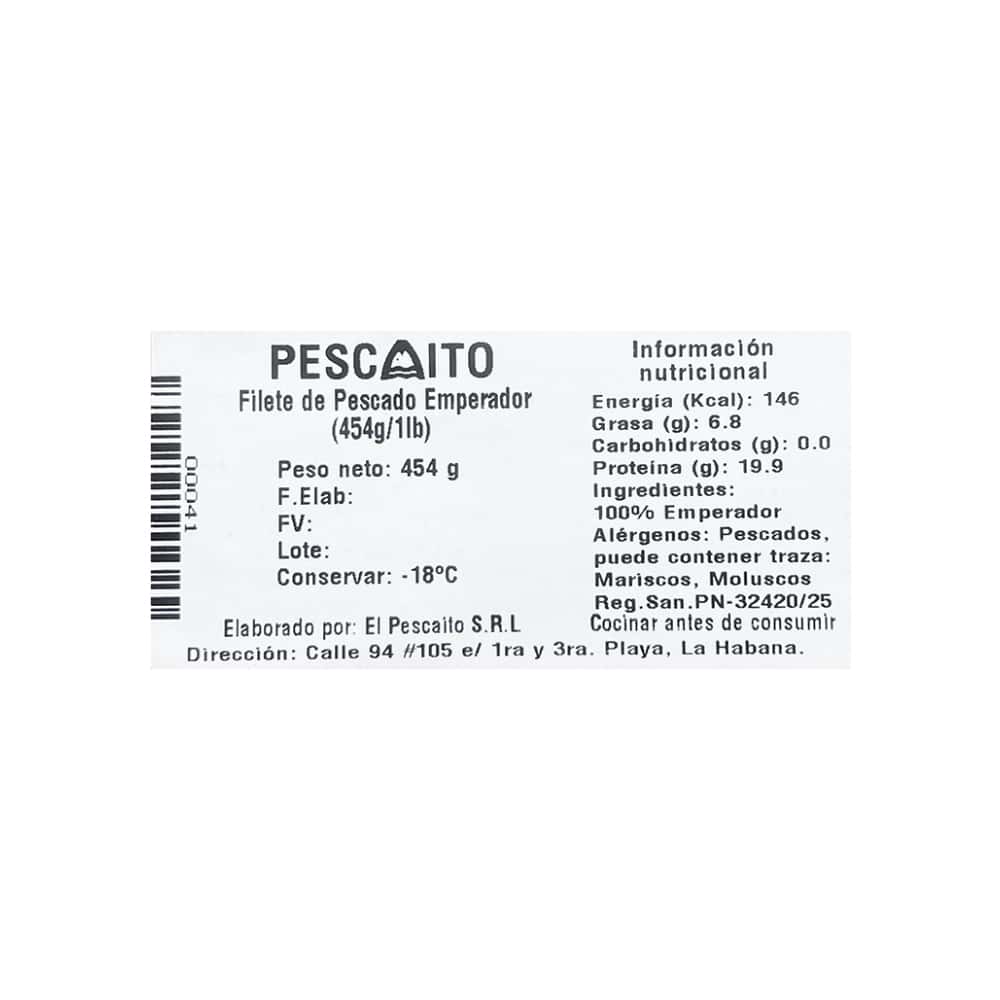 Filete de pescado emperador Pescaito (454 g / 1 lb) - Miniatura 2