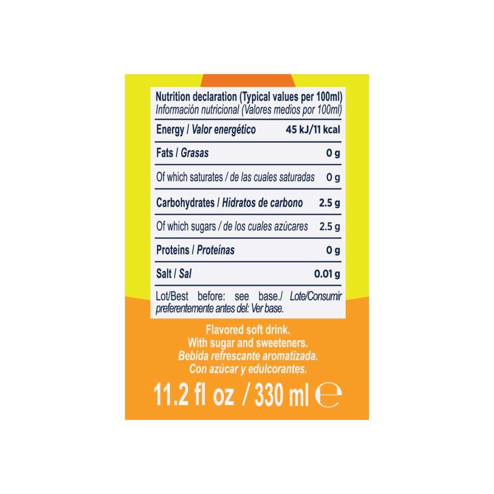 Refresco gaseado de naranja YEYA (330 ml / 11.2 fl oz) - Miniatura 2