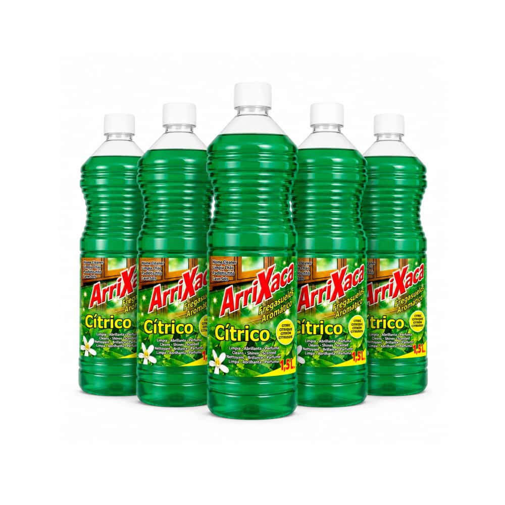 Friegasuelos aromático cítrico Arrixaca (5 x 1.5 L) - Miniatura 1