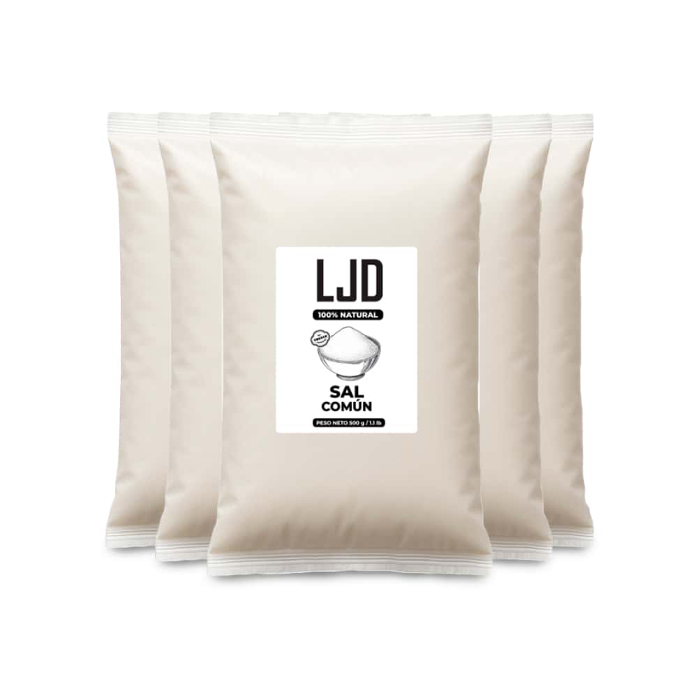 Sal común LJD (5 x 500 g / 1.1 lb) - Miniatura 1