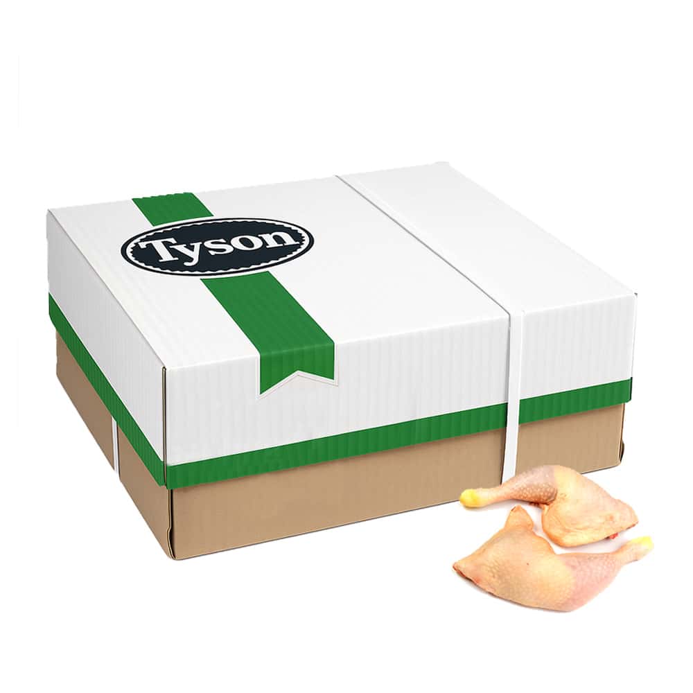 Caja de cuartos traseros de pollo Tyson (15 kg / 33 lb) - Miniatura 1