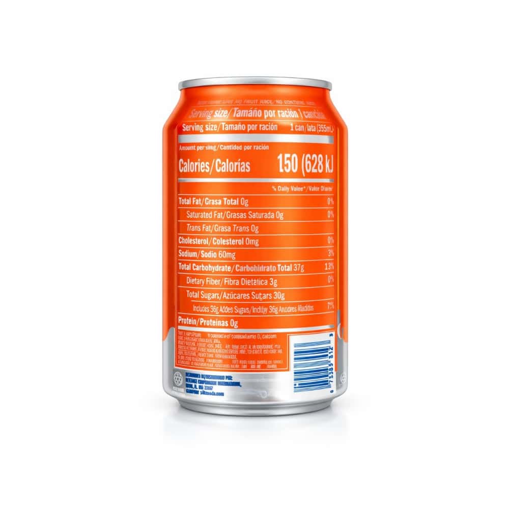 Refresco gaseado sabor naranja Ritz (355 ml / 12 oz) - Miniatura 6