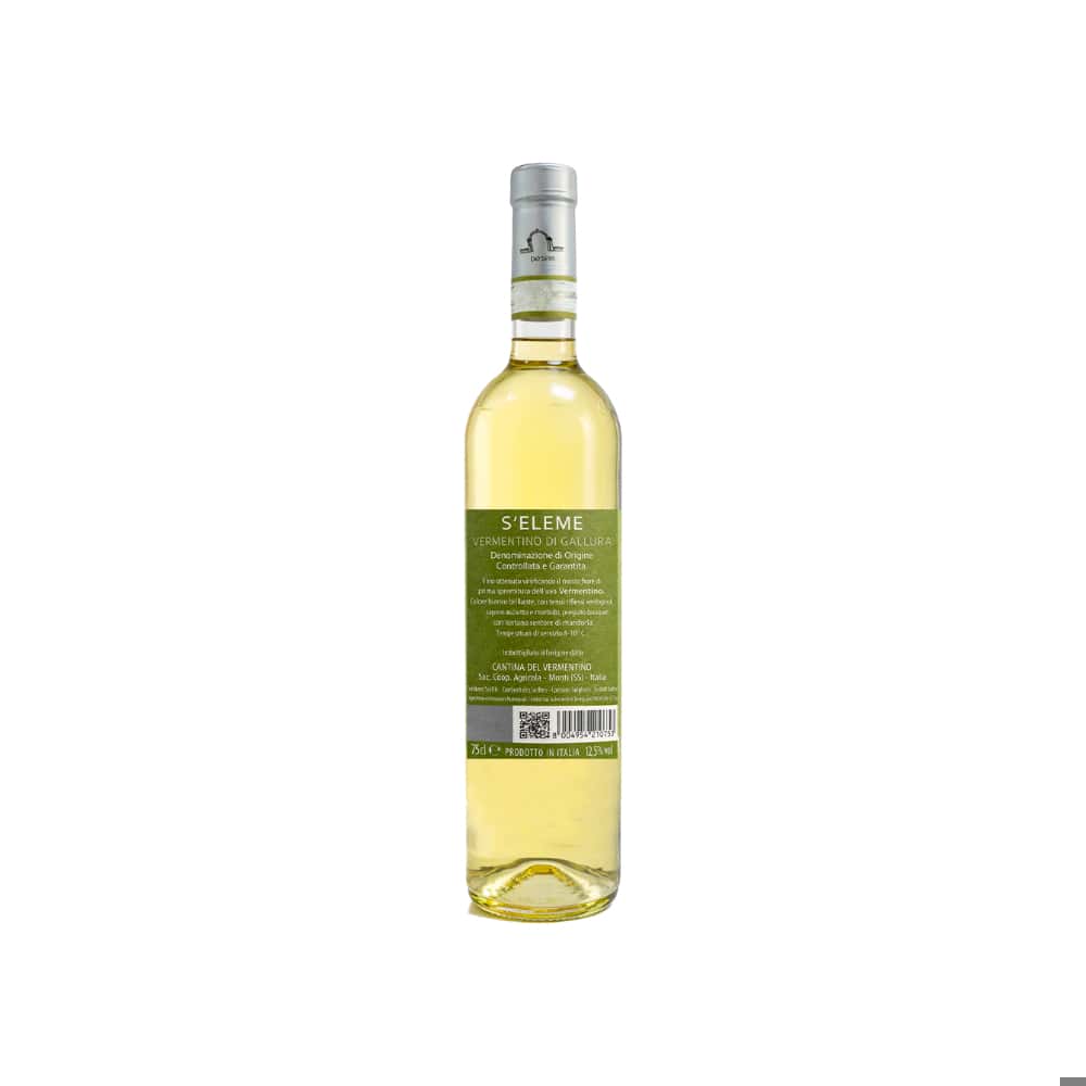 Vino Blanco Vermentino di Gallura DOCG S'eleme (750 ml) - Miniatura 2