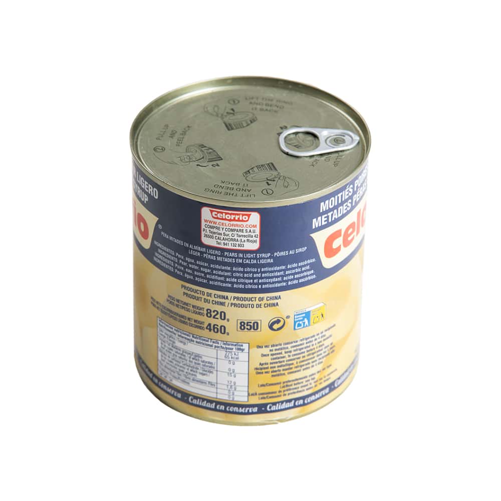 Pera en almíbar Celorrio (840 g / 1.85 lb) - Miniatura 3