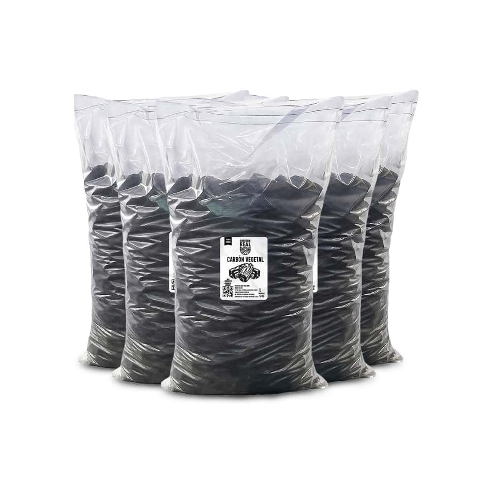 Carbón vegetal Cosecha Real (5 x 5 kg / 11 lb) - Miniatura 1