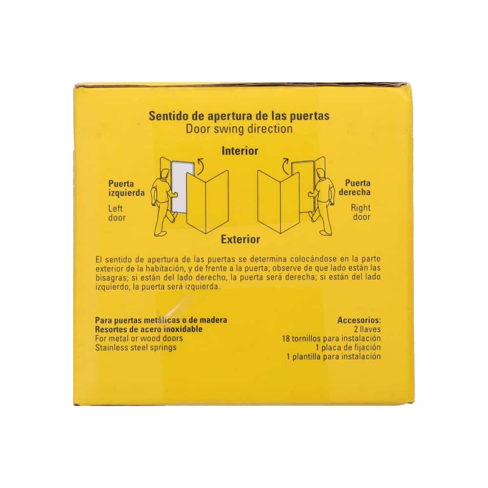 Cerradura de puerta yale Hermex CS-75IP - Miniatura 6