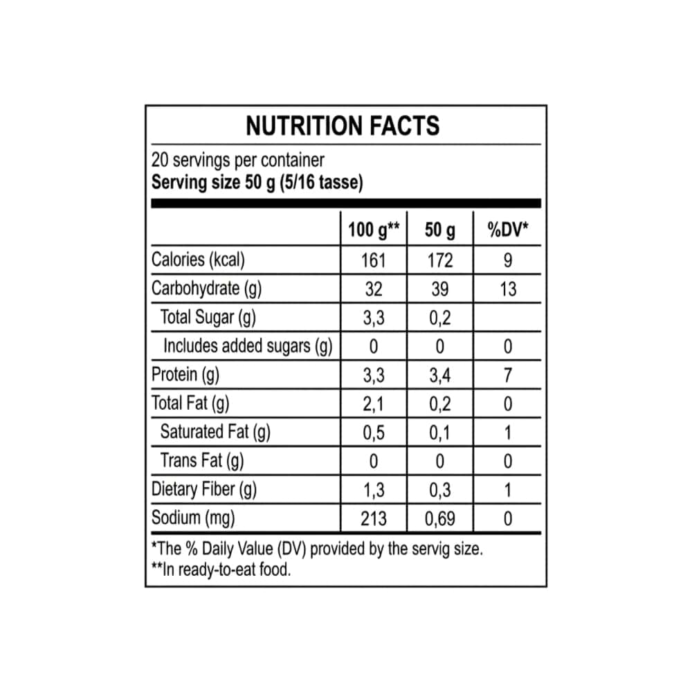 Arroz blanco de grano largo Energy (1 kg / 2.2 lb) - Miniatura 3