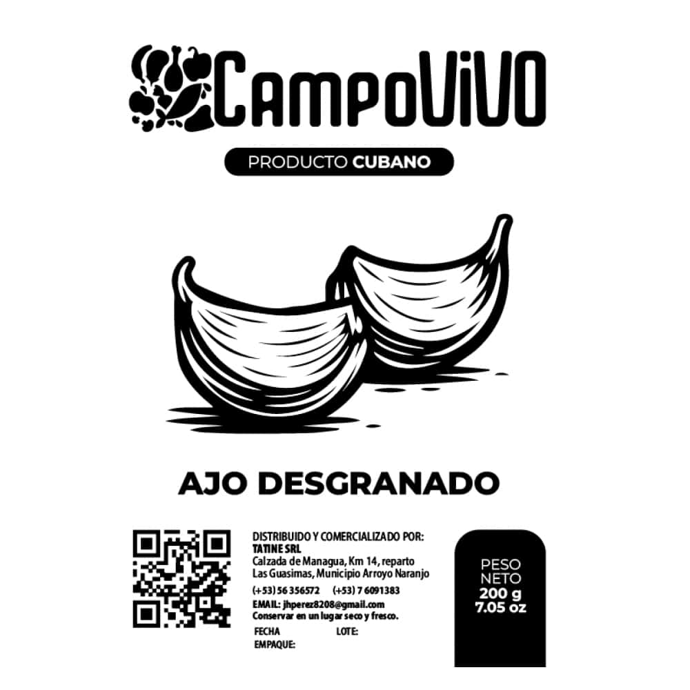 Ajo desgranado Campo Vivo (200 g / 7.05 oz) - Miniatura 4