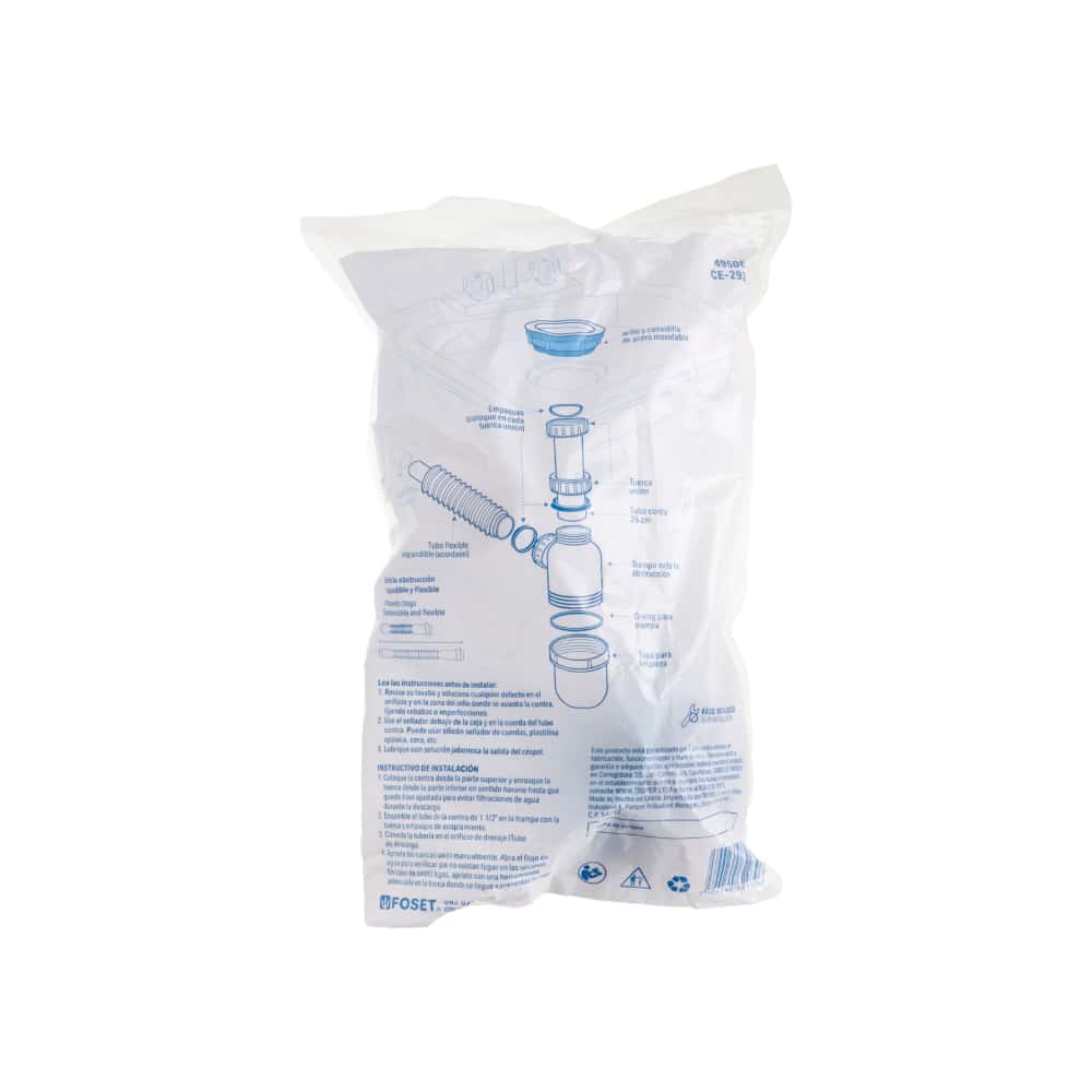 Cifa de fregadero con valvula 4" Foset - Miniatura 3
