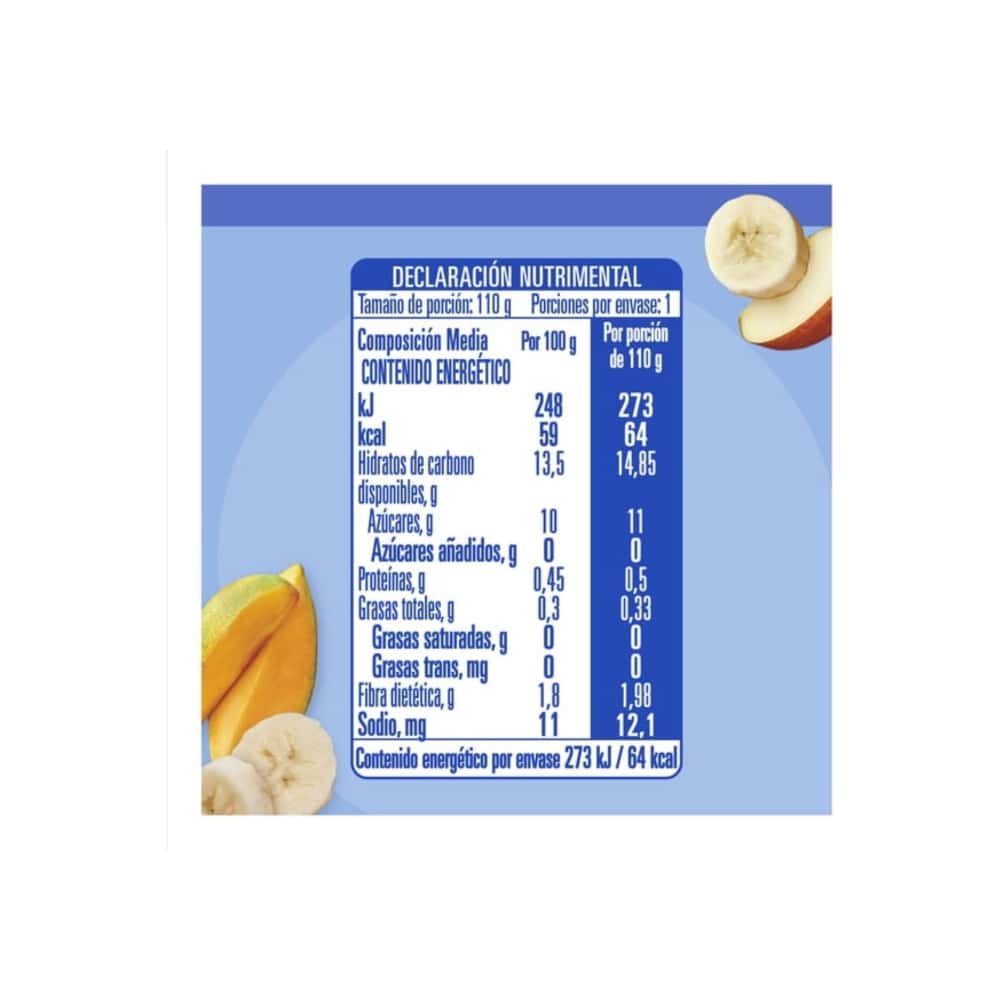 Alimento para lactantes sabor frutas mixtas Gerber (110 g / 3.88 oz) - Miniatura 3