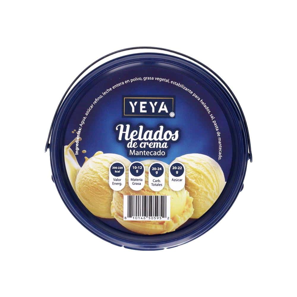Helado de crema sabor a mantecado YEYA (500 ml) - Miniatura 4