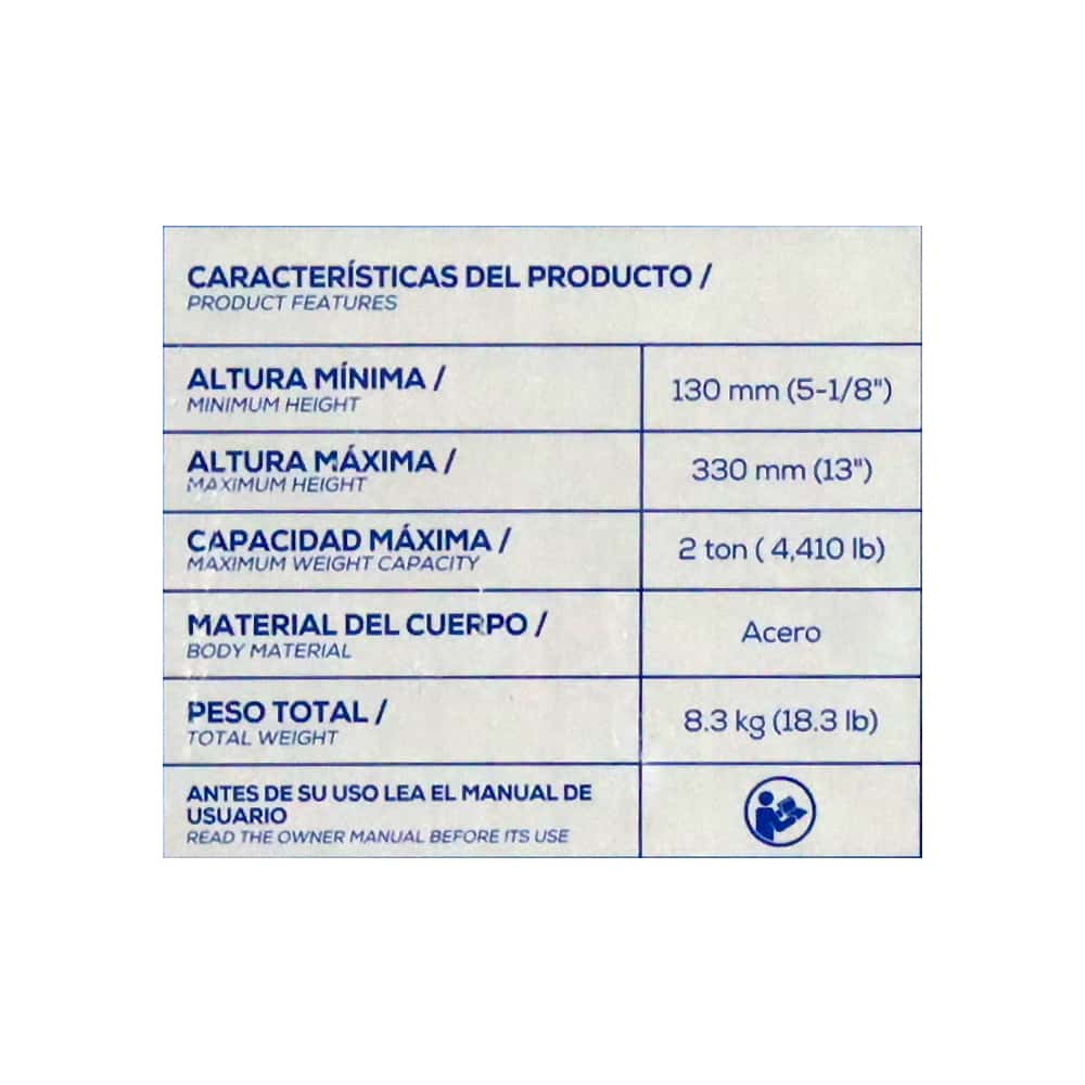 Gato hidráulico de patín compacto 2T GPC2A Surtek - Miniatura 3