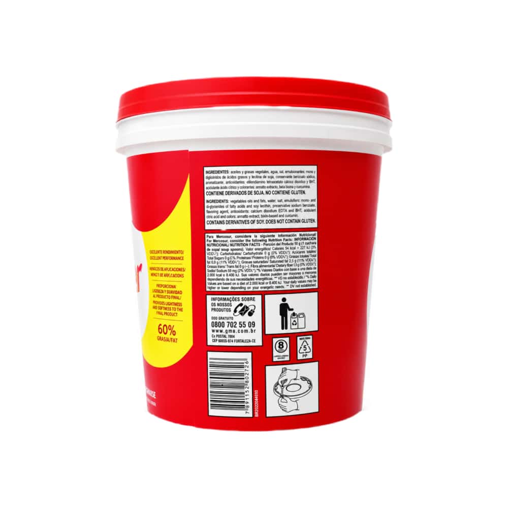 Margarina sabor mantequilla con sal Profissional (3 kg / 6.6 lb) - Miniatura 2