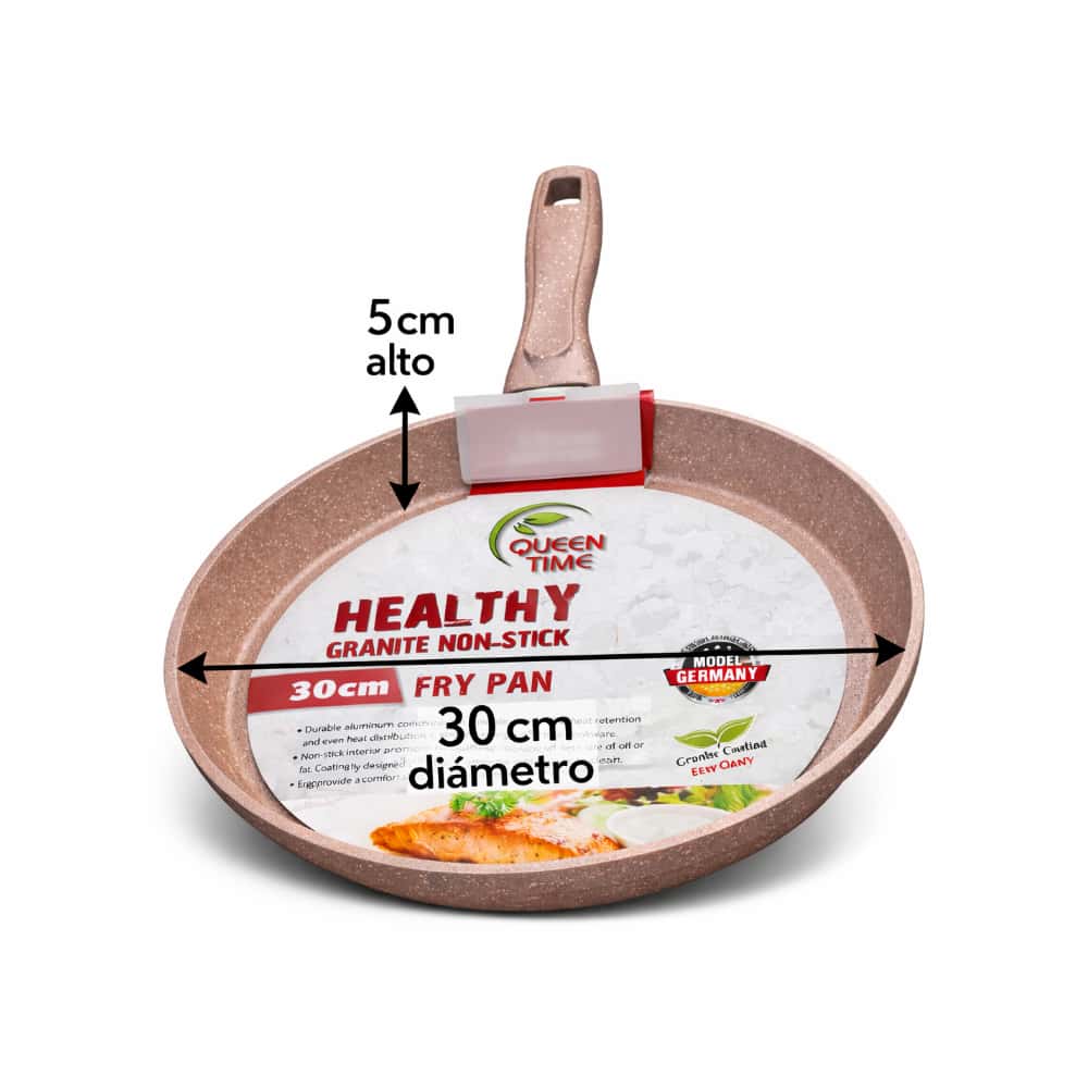 Sartén antiadherente de granito de 30 cm Queen Time - Miniatura 3