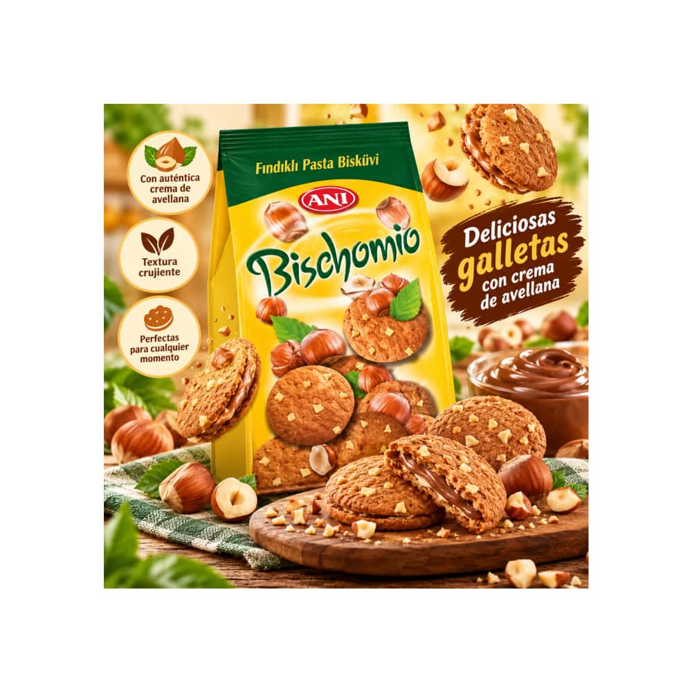 Torta de galleta con avellanas ANI (125 g / 4.4 oz) - Miniatura 4