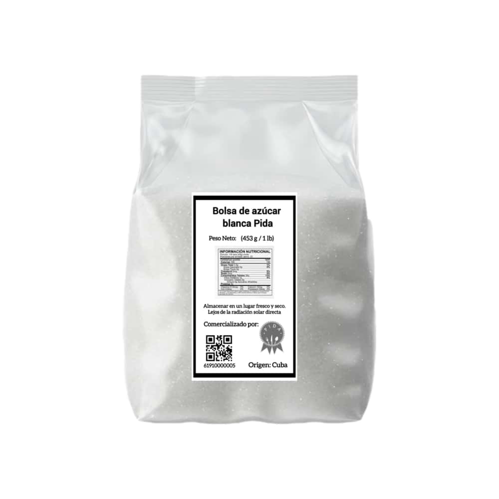 Azúcar blanca Pida (453.5 g / 1 lb) - Miniatura 1