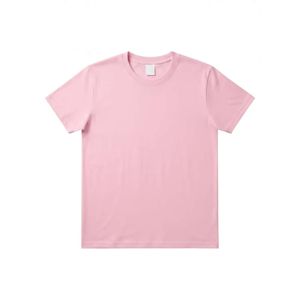Camiseta de cuello redondo rosado de algodón para hombre Torbex (Talla XL) - Miniatura 1