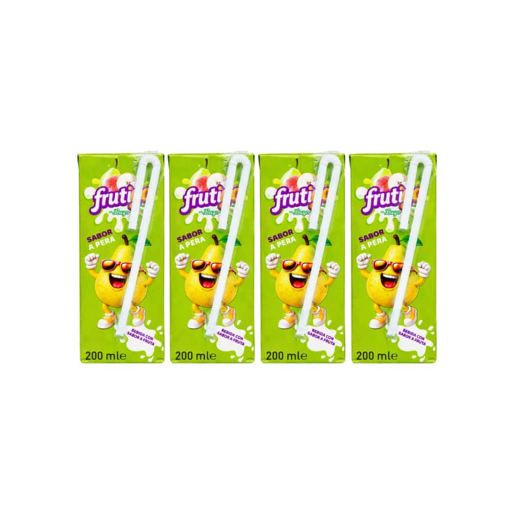 Bebida sabor a pera Frutigo (4 x 200 ml / 6.76 fl oz) - Miniatura 1