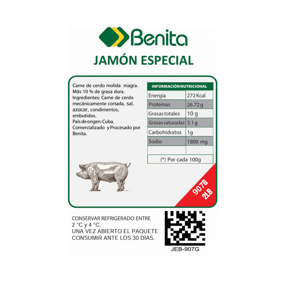 Jamón especial Benita (907 g / 2 lb) - Miniatura 2