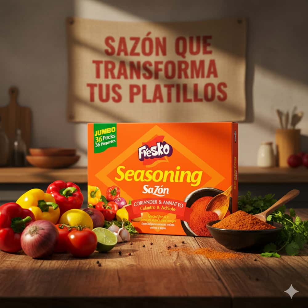 Sazón con culantro y achiote Fresko (180 g / 6.34 oz) - Miniatura 5