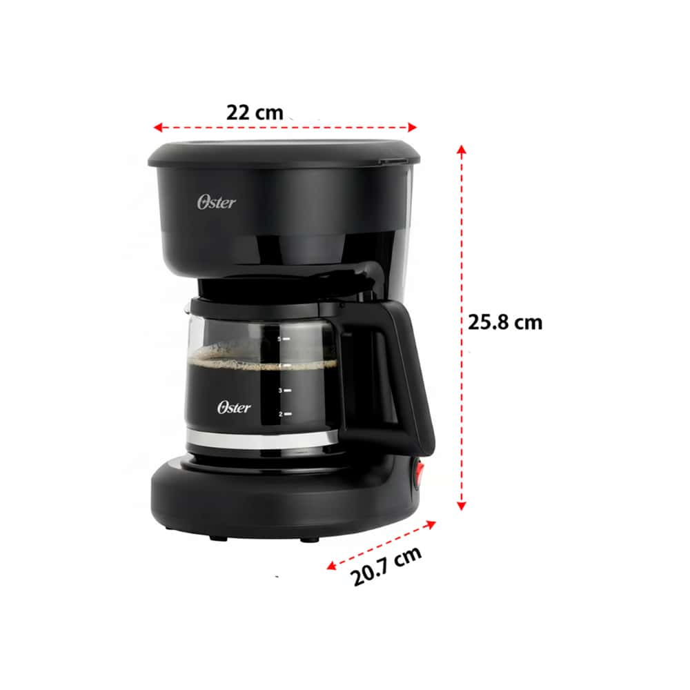Cafetera de 5 tazas negra Oster BVSTDCS51B - Miniatura 4