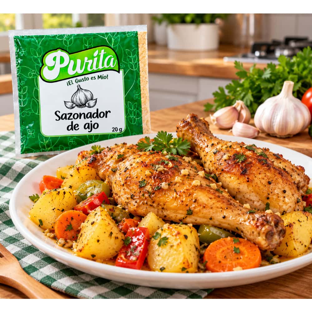 Sazonador de ajo Purita (20 g) - Miniatura 3