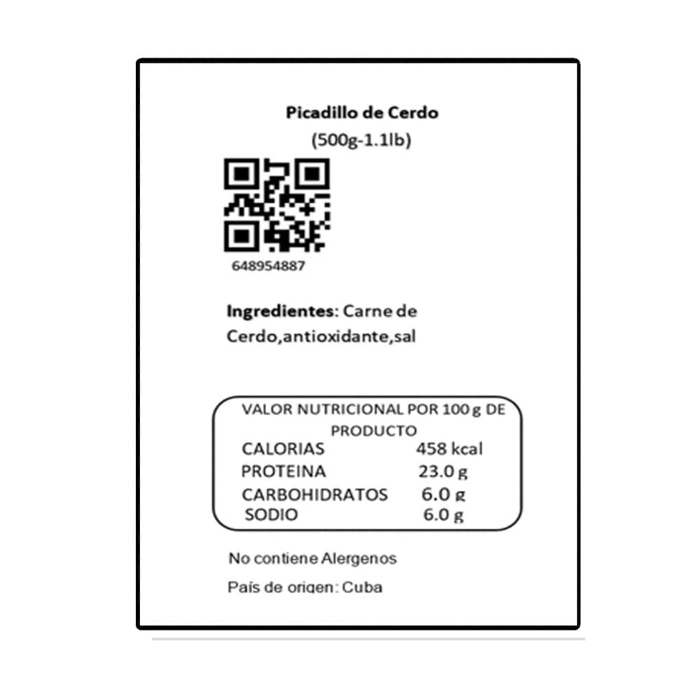 Picadillo de cerdo Y&D Ricos (500 g / 1.1 lb) - Miniatura 2