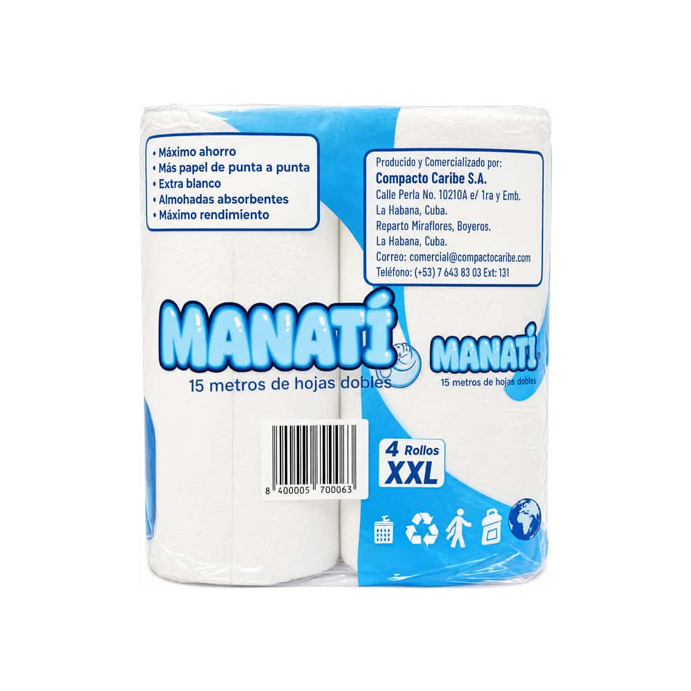 Papel Higiénico XXL Manatí (4 U) - Miniatura 2