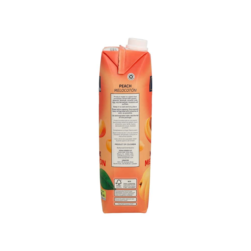 Néctar de melocotón YEYA (1 L / 33.8 fl oz) - Miniatura 2