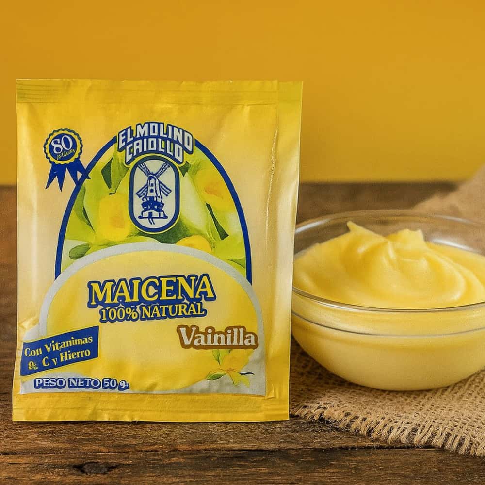 Maicena sabor vainilla El molino Criollo (2 x 50 g / 1.76 oz) - Miniatura 4