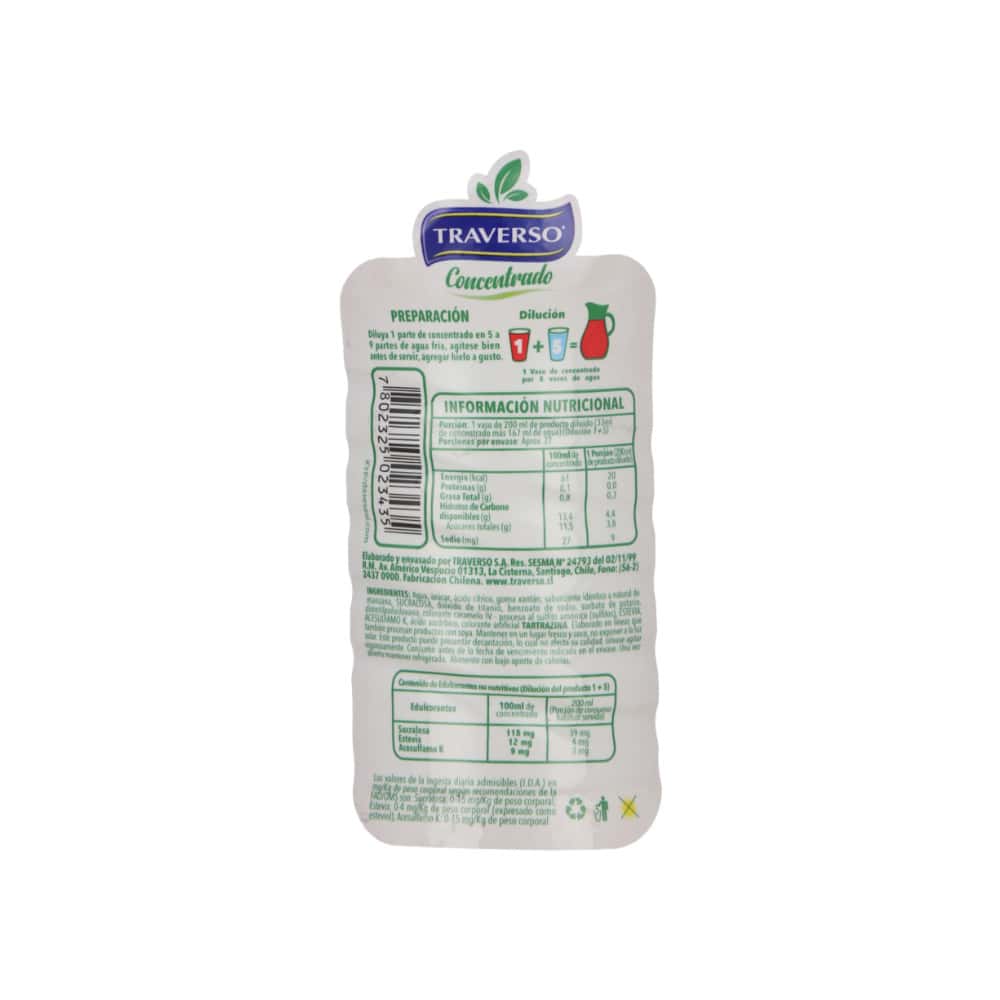 Jugo concentrado sabor manzana Traverso (3 x 900 ml) - Miniatura 3