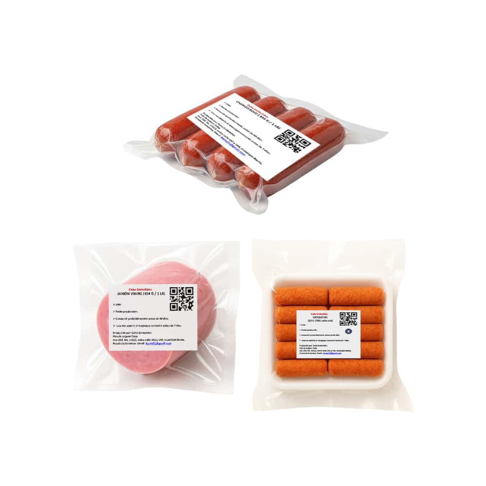 Chorizos rojos + jamon vicky + croquetas de jamon - Miniatura 2