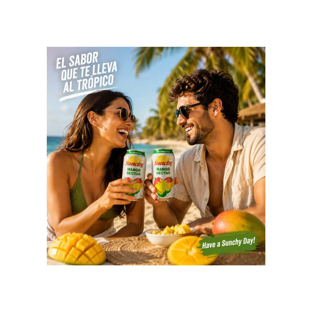 Néctar de mango Sunchy (12 x 334 ml / 11.3 fl oz) - Miniatura 5