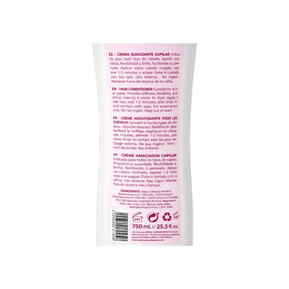 Crema suavizante capilar S´nonas (750 ml / 23.37 oz) - Miniatura 3
