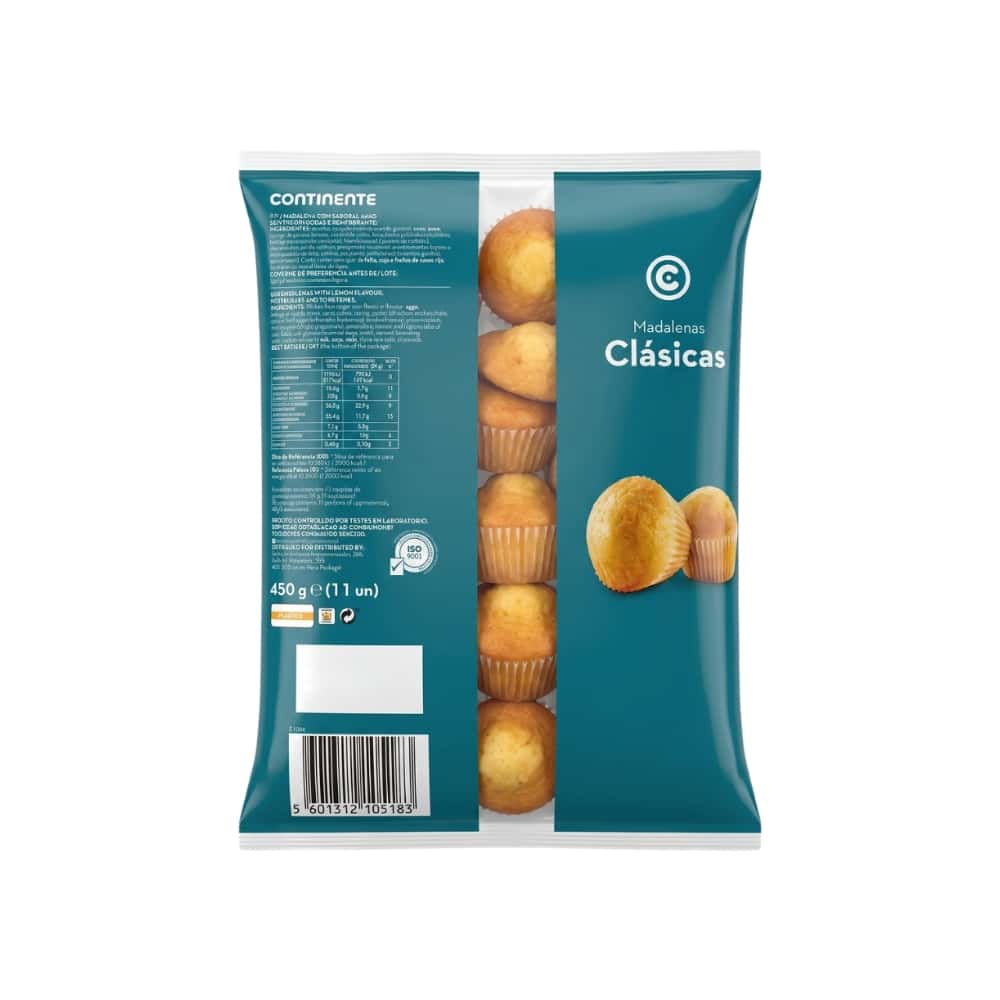 Magdalenas Continente (450 g / 15.87 oz) - Miniatura 2
