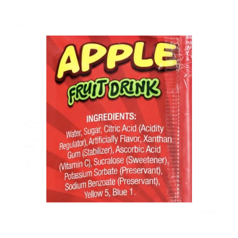 Bebida de fruta con sabor artificial a manzana Gayeyitas (180 ml / 6.1 fl oz) - Miniatura 3