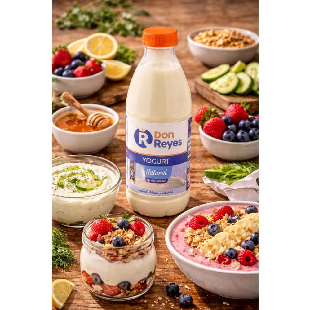 Yogurt natural Don Reyes (1 L) - Miniatura 4