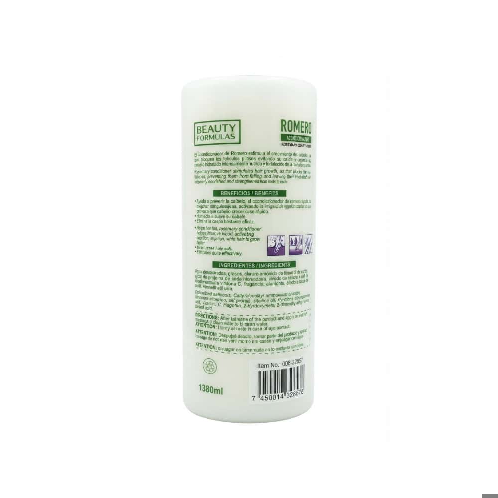 Juego de champú y acondicionador de romero para crecimiento y vitalidad Beauty Formulas 1380 ml/ 46.66 oz - Miniatura 3
