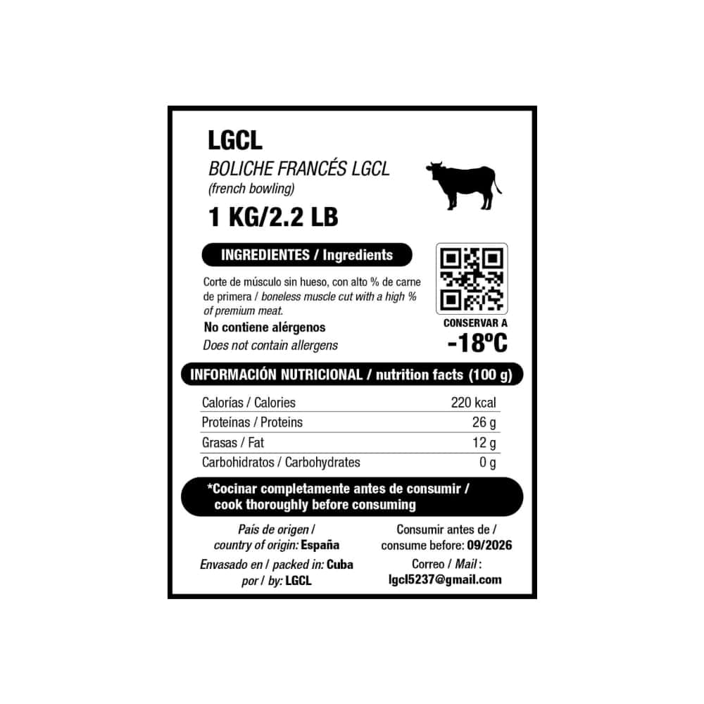 Boliche francés LGCL (1 kg / 2.2 lb) - Miniatura 3