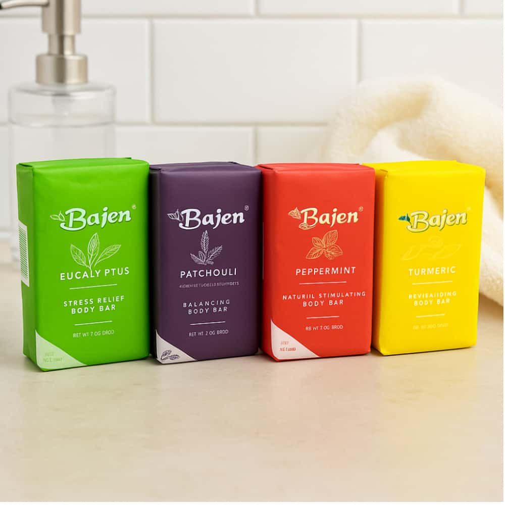 Jabón de tocador especial menta Bajen (12 x 200 g / 7.05 oz) - Miniatura 3
