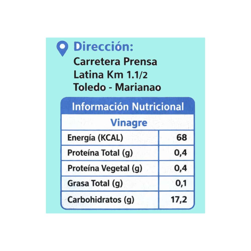 Vinagre blanco La Victoria (1 L) - Miniatura 3