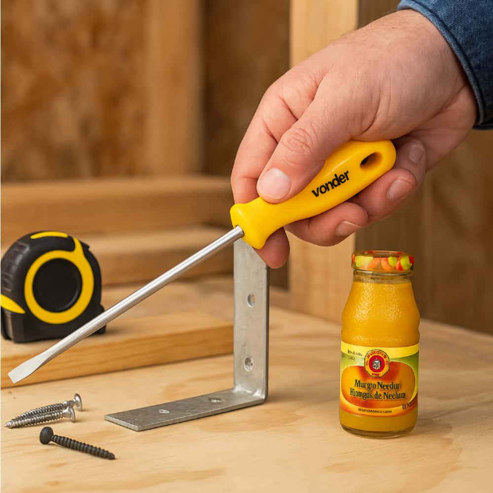 Destornillador de paleta 3/16" x 6" con punta magnetizada Vonder - Miniatura 4