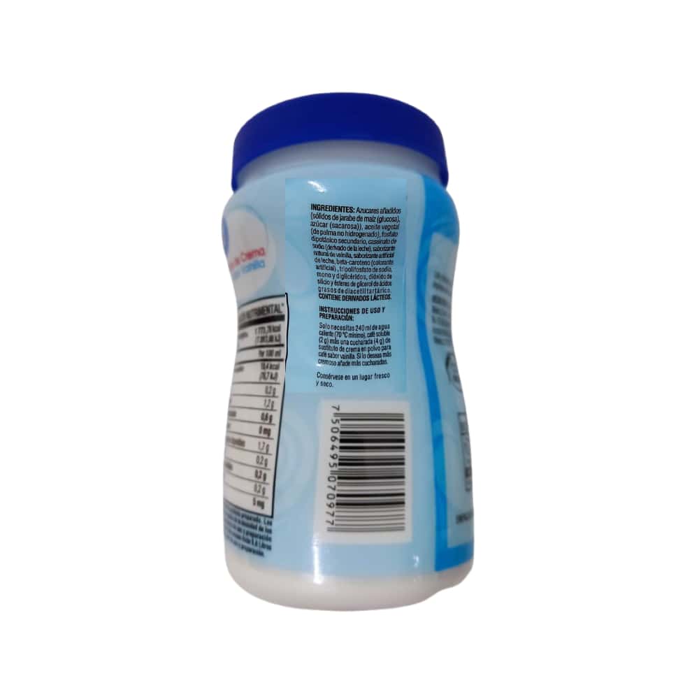 Sustituto de crema en polvo para café sabor vainilla Great Value (160 g / 5.6 oz) - Miniatura 3