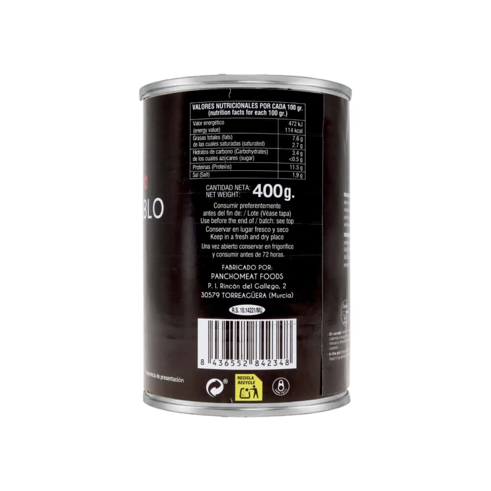 Spam fiambre jamón del diablo cerdo Martínez Campera (400 g / 14.11 oz) - Miniatura 3