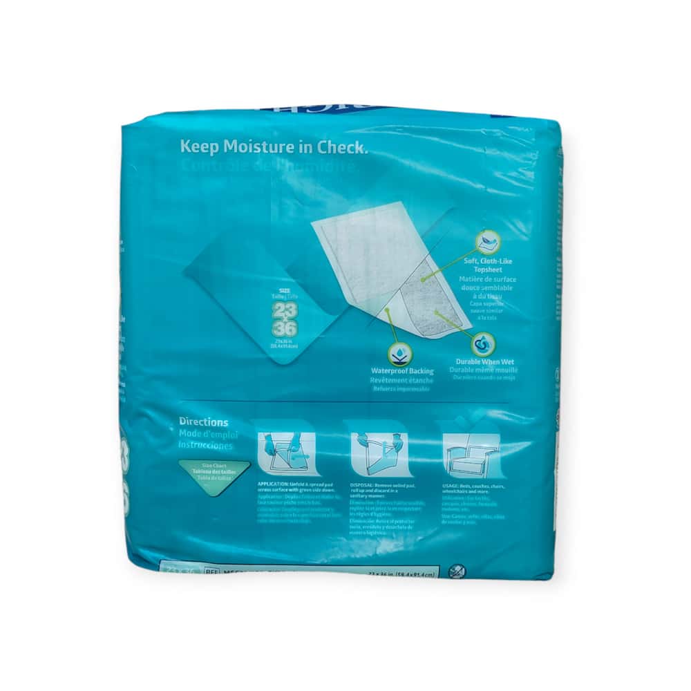 Pañales de cama de absorción moderada 23" x 36" Fit Right (15 u) - Miniatura 6
