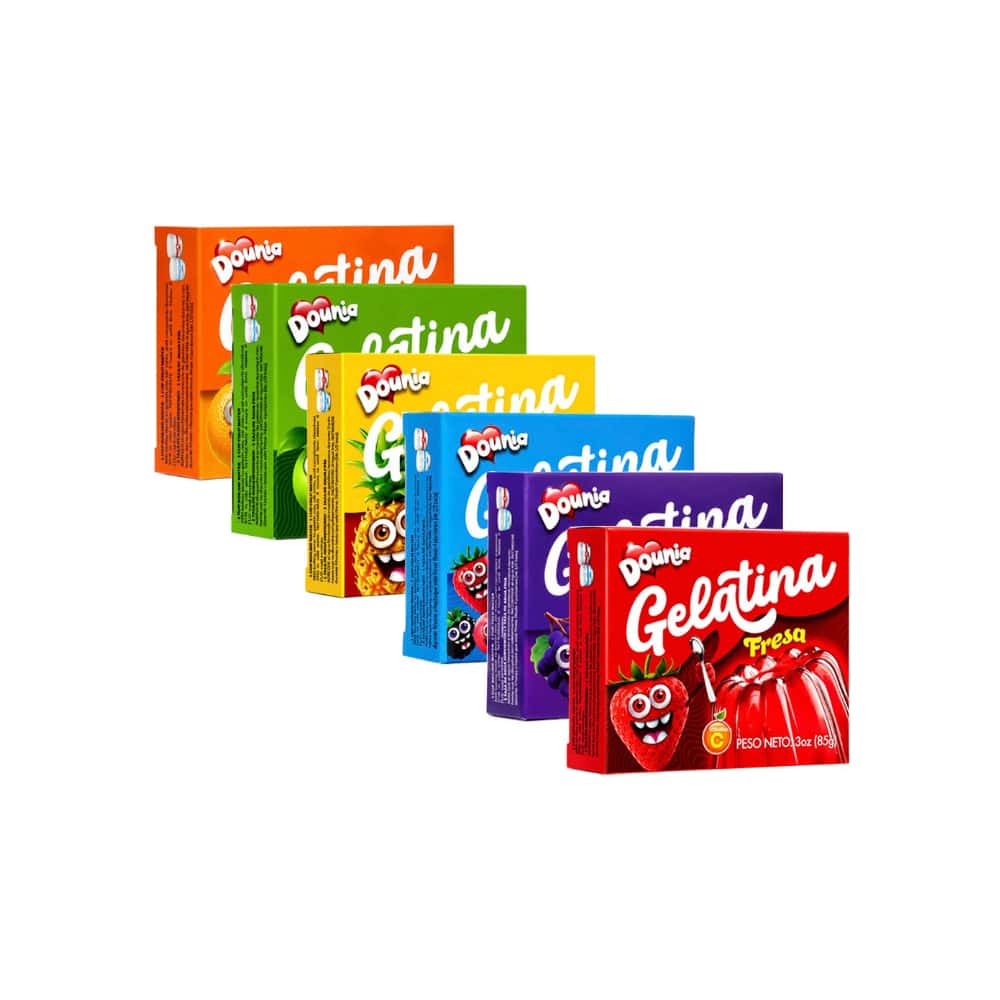 Gelatina seis sabores variados - Miniatura 1